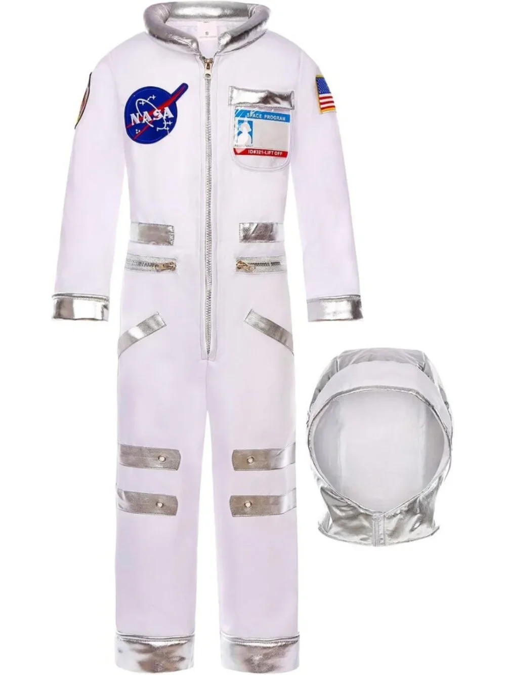 Kids Astronaut Costume for Halloween Dress Up, Space-Themed Birthday Gift